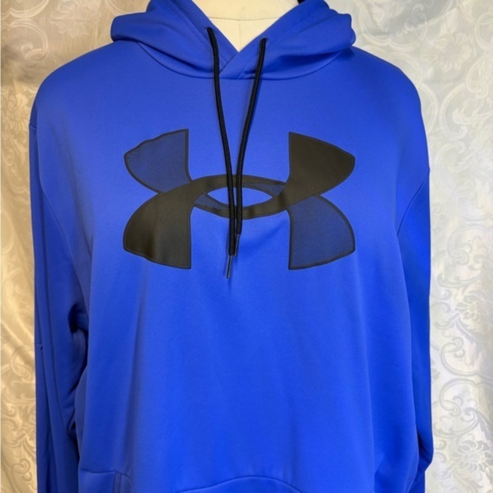 Under Armour Royal Blue Pullover with Black Logo
